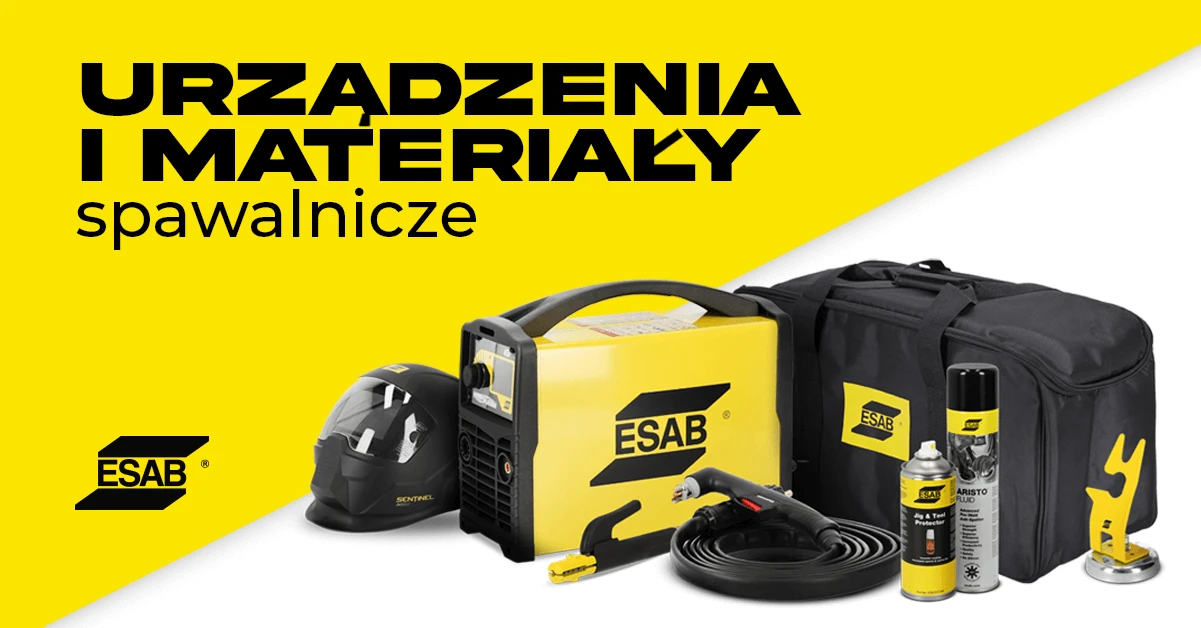 Urządzenia spawalnicze i spawarki ESAB